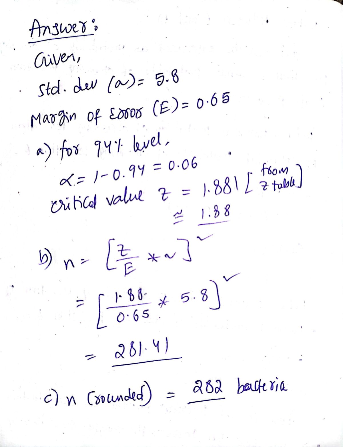 Statistics homework question answer, step 1, image 1